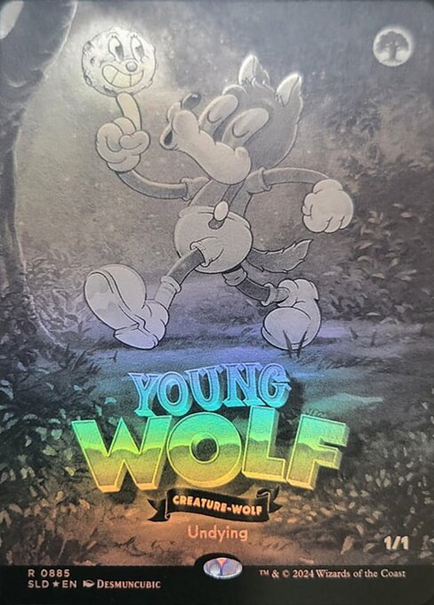 Magic the Gathering Card - Young Wolf - MTG Circle