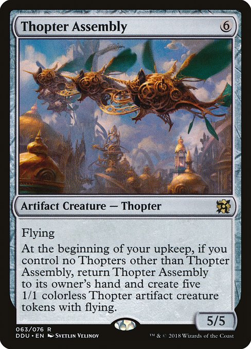 Magic the Gathering Card - Thopter Assembly - MTG Circle