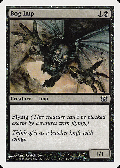 Magic the Gathering Card - Bog Imp - MTG Circle