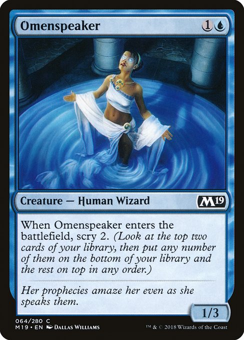 Magic the Gathering Card - Omenspeaker - MTG Circle