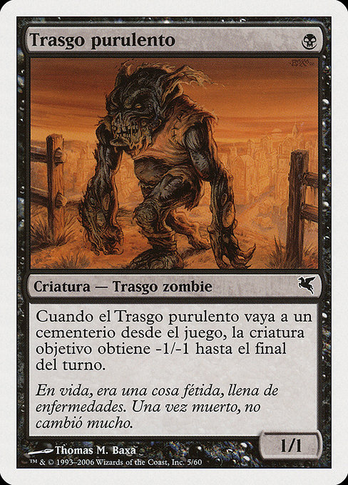 Magic the Gathering Card - Festering Goblin - MTG Circle
