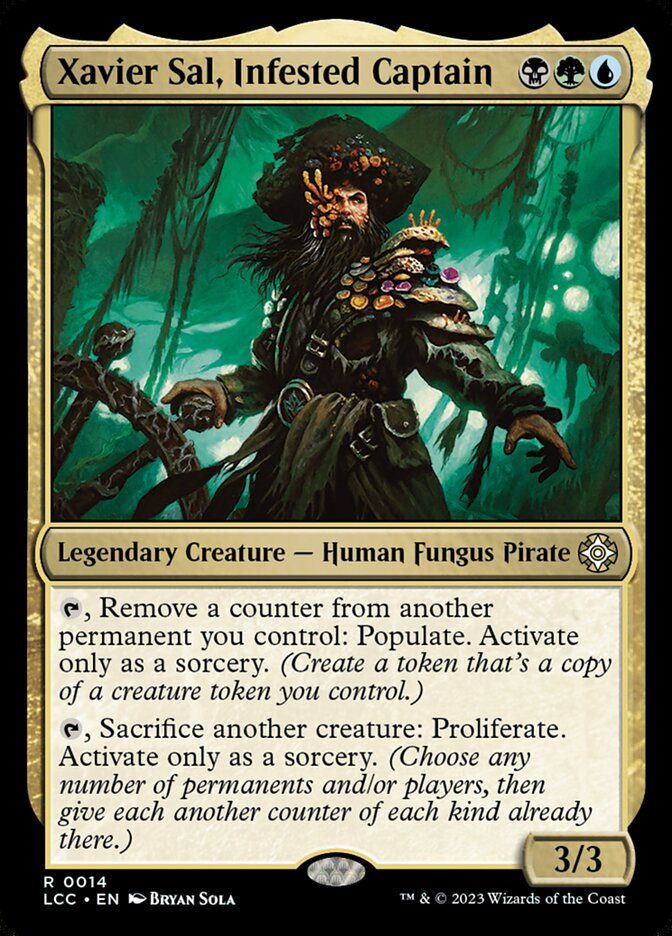 Magic the Gathering Card - Xavier Sal, Infested Captain - MTG Circle