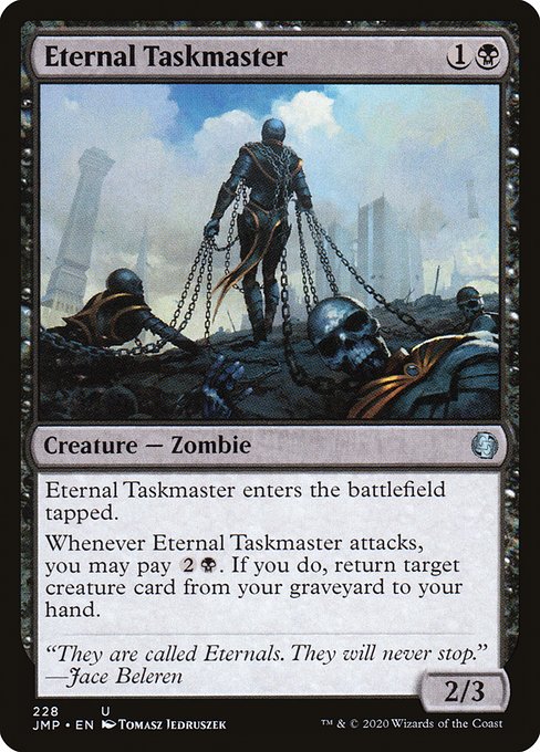 Magic the Gathering Card - Eternal Taskmaster - MTG Circle