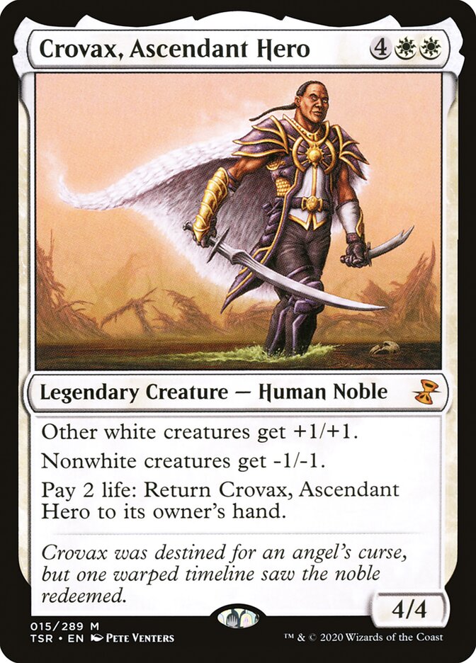 Magic the Gathering Card - Crovax, Ascendant Hero - MTG Circle