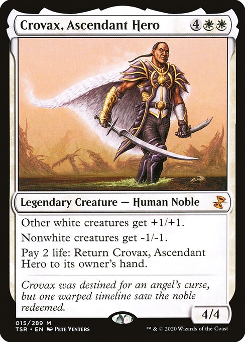 Magic the Gathering Card - Crovax, Ascendant Hero - MTG Circle