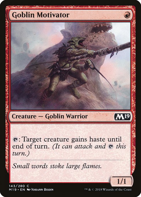 Magic the Gathering Card - Goblin Motivator - MTG Circle