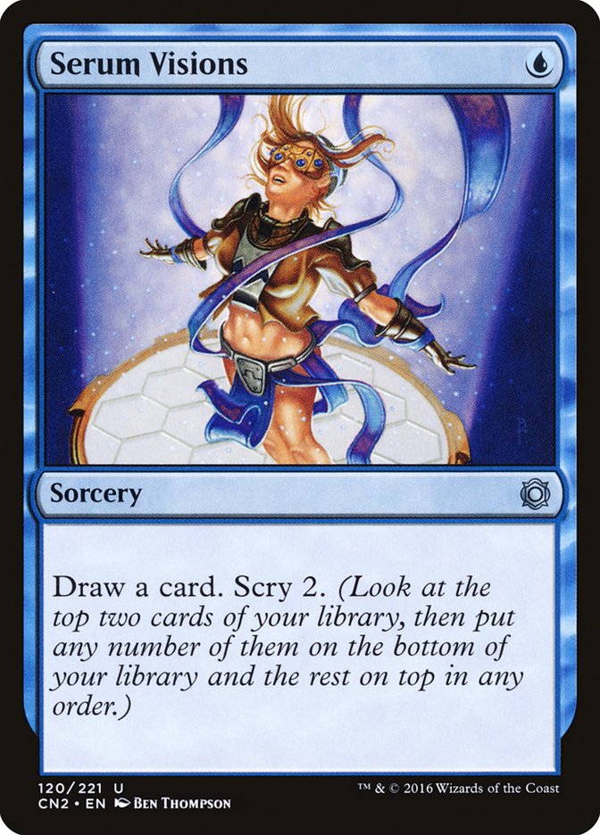 Magic the Gathering Card - Serum Visions - MTG Circle
