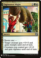 Magic the Gathering Card - Engineered Might - MTG Circle