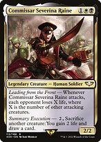 Magic the Gathering Card - Commissar Severina Raine - MTG Circle