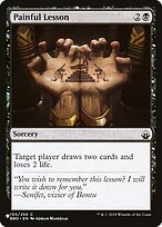 Magic the Gathering Card - Painful Lesson - MTG Circle