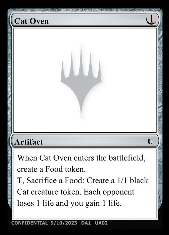 Magic the Gathering Card - Cat Oven - MTG Circle