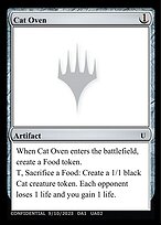Magic the Gathering Card - Cat Oven - MTG Circle