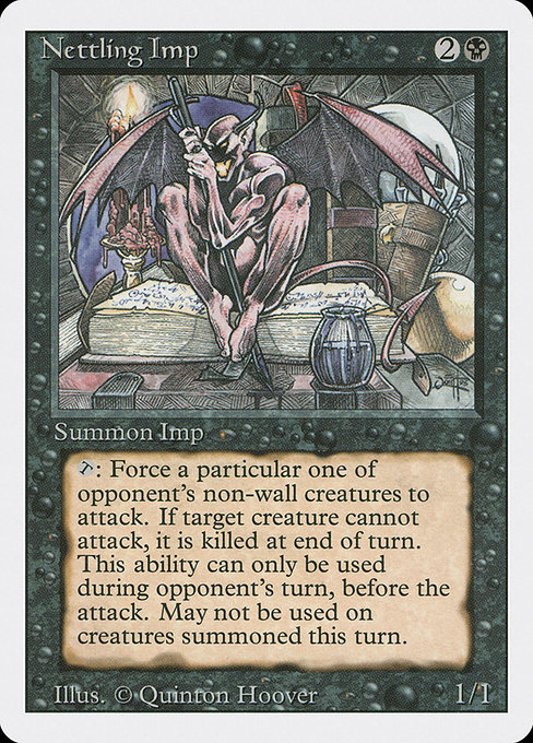 Magic the Gathering Card - Nettling Imp - MTG Circle