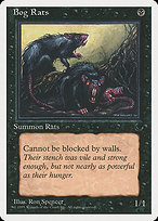 Magic the Gathering Card - Bog Rats - MTG Circle