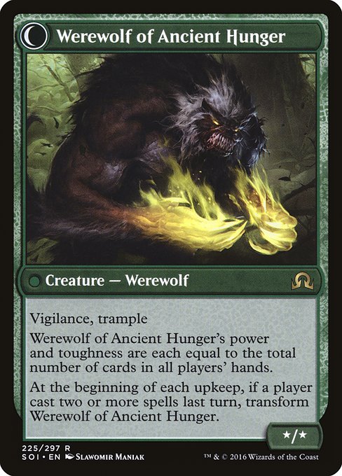 Magic the Gathering Card - Werewolf of Ancient Hunger - MTG Circle