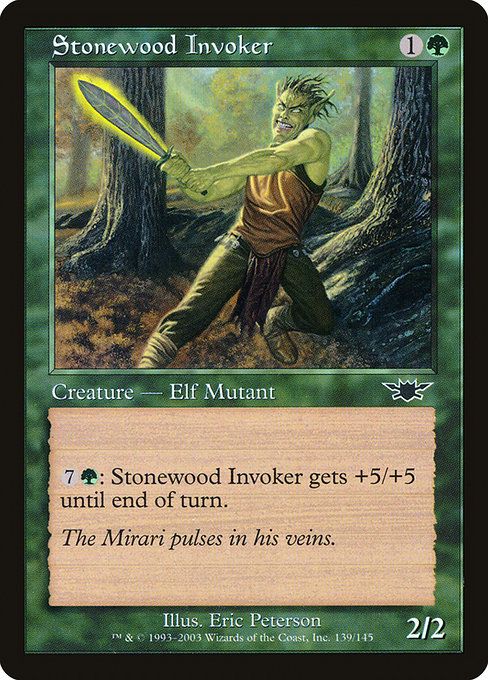Magic the Gathering Card - Stonewood Invoker - MTG Circle