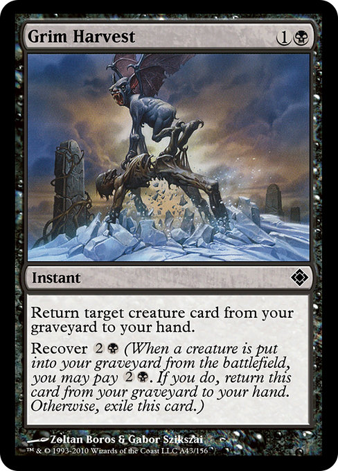 Magic the Gathering Card - Grim Harvest - MTG Circle