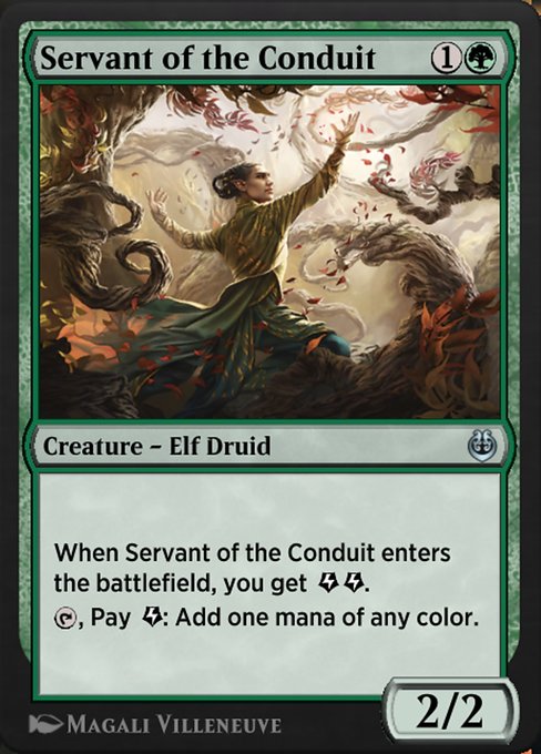 Magic the Gathering Card - Servant of the Conduit - MTG Circle
