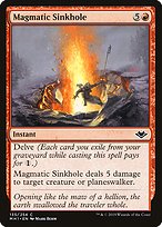 Magic the Gathering Card - Magmatic Sinkhole - MTG Circle
