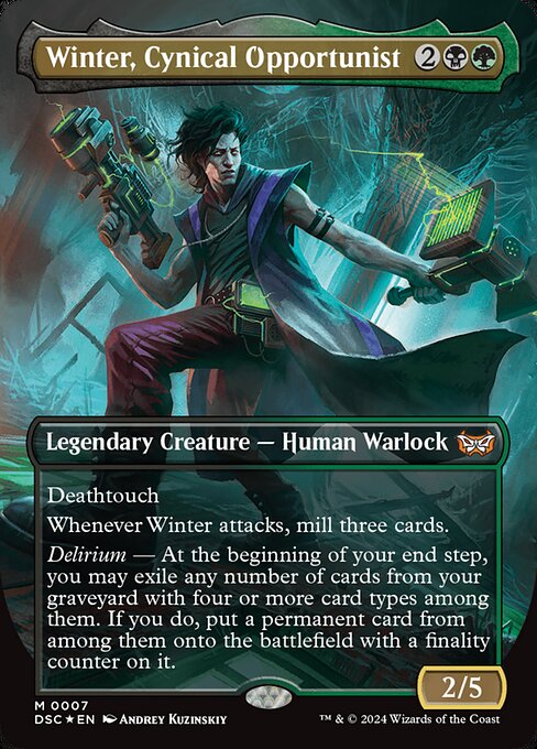 Magic the Gathering Card - Winter, Cynical Opportunist - MTG Circle