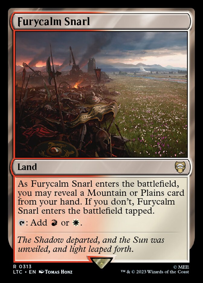 Magic the Gathering Card - Furycalm Snarl - MTG Circle
