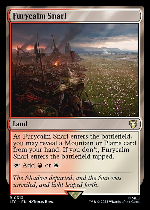 Magic the Gathering Card - Furycalm Snarl - MTG Circle