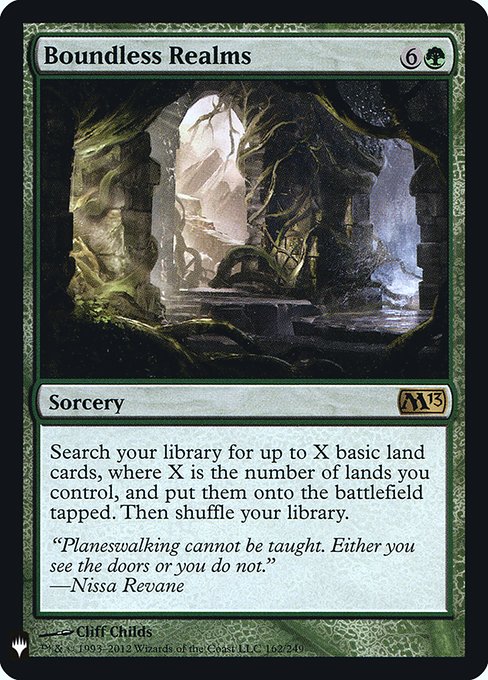 Magic the Gathering Card - Boundless Realms - MTG Circle