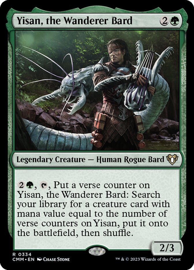 Magic the Gathering Card - Yisan, the Wanderer Bard - MTG Circle