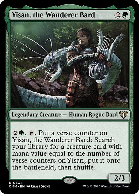 Magic the Gathering Card - Yisan, the Wanderer Bard - MTG Circle