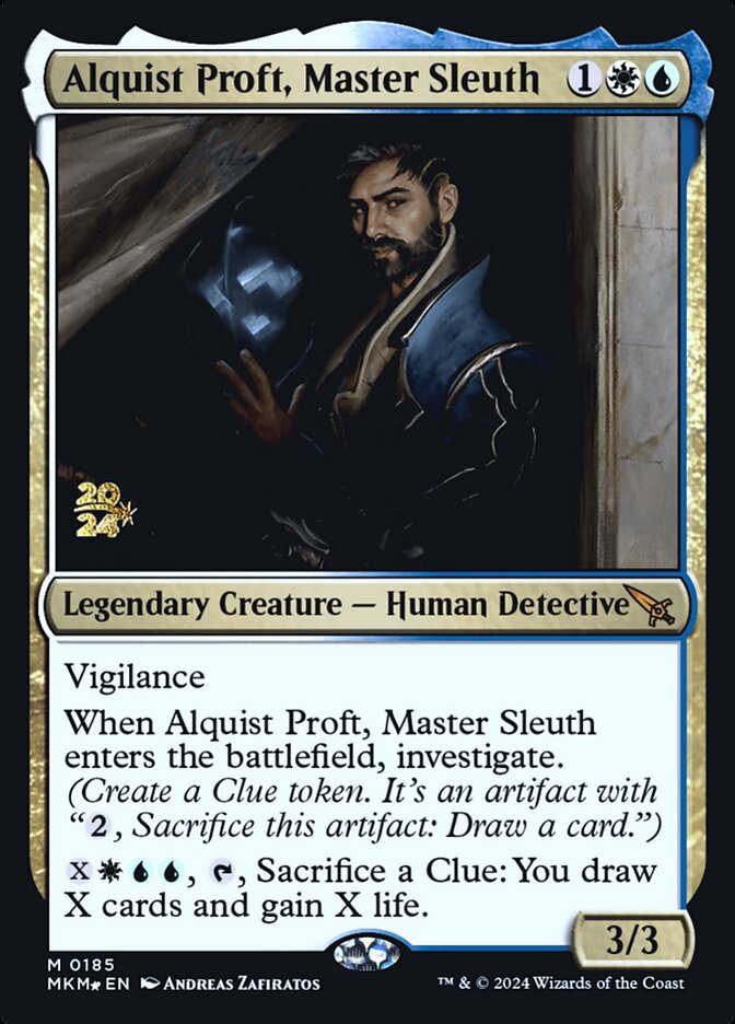 Magic the Gathering Card - Alquist Proft, Master Sleuth - MTG Circle