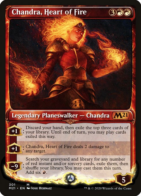 Magic the Gathering Card - Chandra, Heart of Fire - MTG Circle