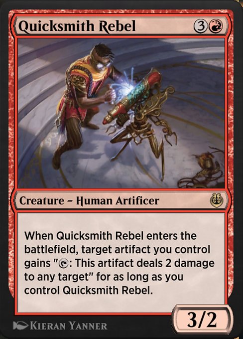 Magic the Gathering Card - Quicksmith Rebel - MTG Circle