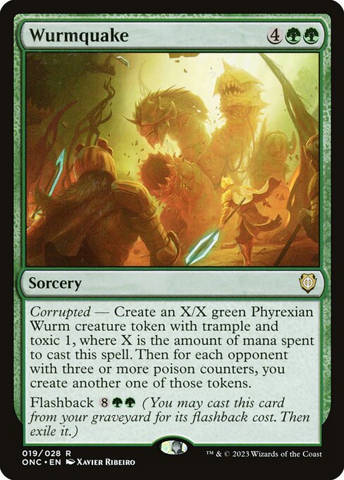 Magic the Gathering Card - Wurmquake - MTG Circle