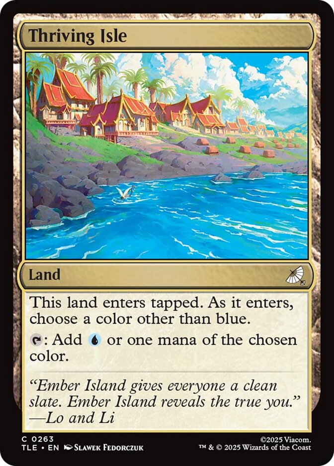 Magic the Gathering Card - Thriving Isle - MTG Circle