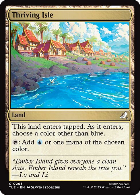 Magic the Gathering Card - Thriving Isle - MTG Circle