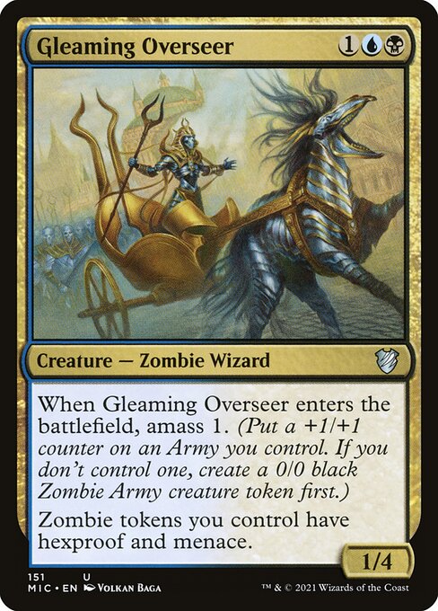 Magic the Gathering Card - Gleaming Overseer - MTG Circle