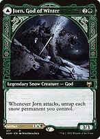 Magic the Gathering Card - Jorn, God of Winter // Kaldring, the Rimestaff - MTG Circle