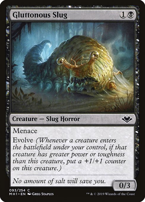 Magic the Gathering Card - Gluttonous Slug - MTG Circle