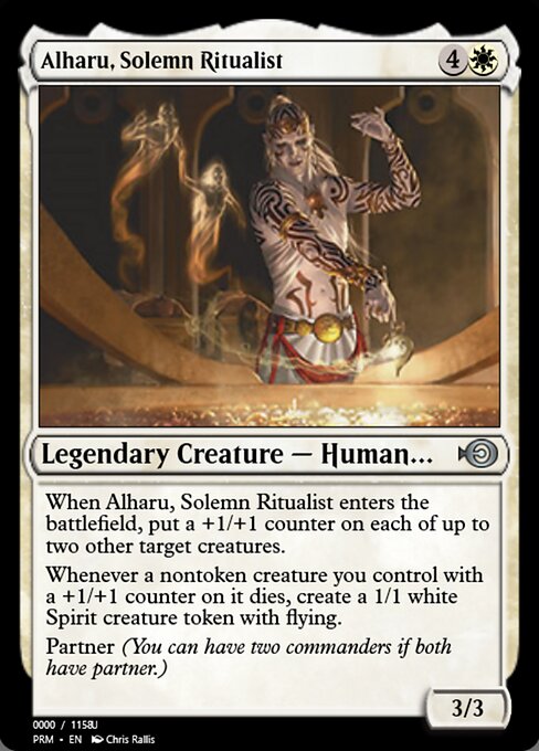 Magic the Gathering Card - Alharu, Solemn Ritualist - MTG Circle