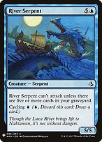 Magic the Gathering Card - River Serpent - MTG Circle