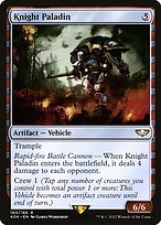 Magic the Gathering Card - Knight Paladin - MTG Circle