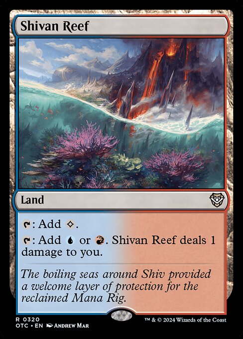 Magic the Gathering Card - Shivan Reef - MTG Circle