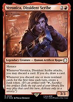 Magic the Gathering Card - Veronica, Dissident Scribe - MTG Circle