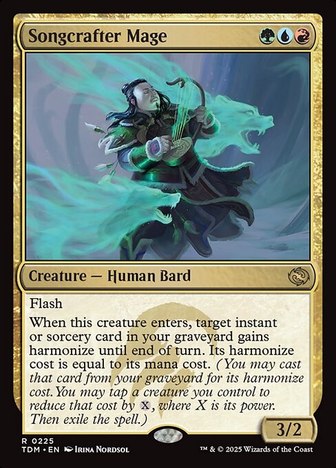 Magic the Gathering Card - Songcrafter Mage - MTG Circle