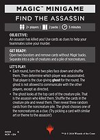 Magic the Gathering Card - Find the Assassin // Find the Assassin (cont'd) - MTG Circle