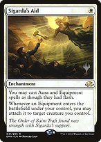 Magic the Gathering Card - Sigarda's Aid - MTG Circle