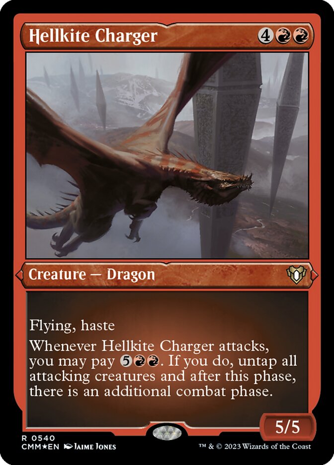 Magic the Gathering Card - Hellkite Charger - MTG Circle