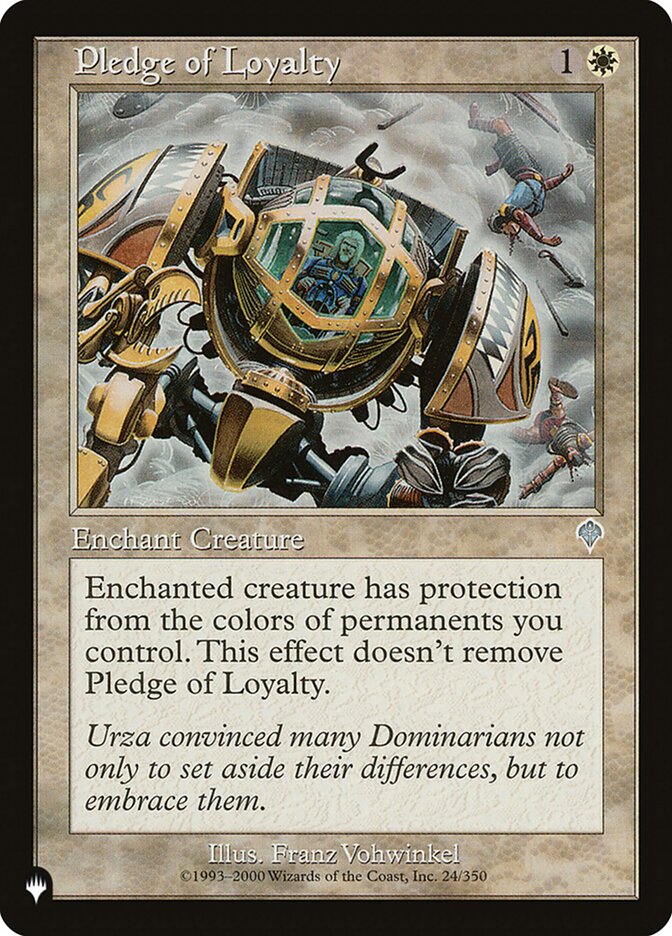 Magic the Gathering Card - Pledge of Loyalty - MTG Circle