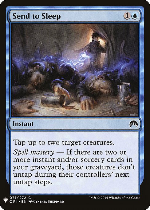 Magic the Gathering Card - Send to Sleep - MTG Circle