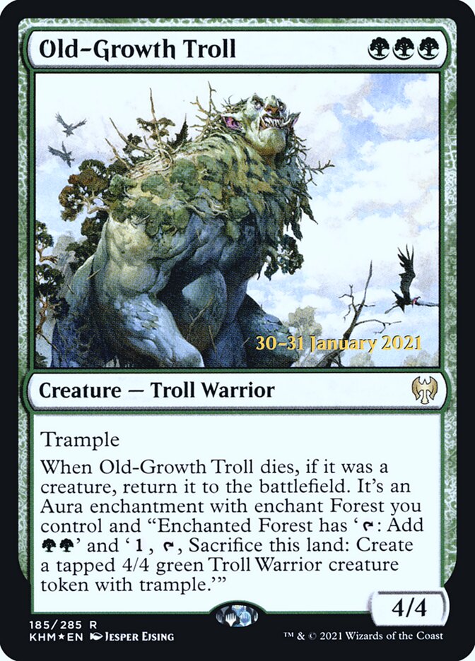 Magic the Gathering Card - Old-Growth Troll - MTG Circle